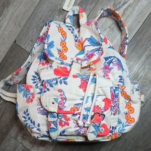 Aeropostale | Floral Canvas Drawstring Backpack 2015  *NWT